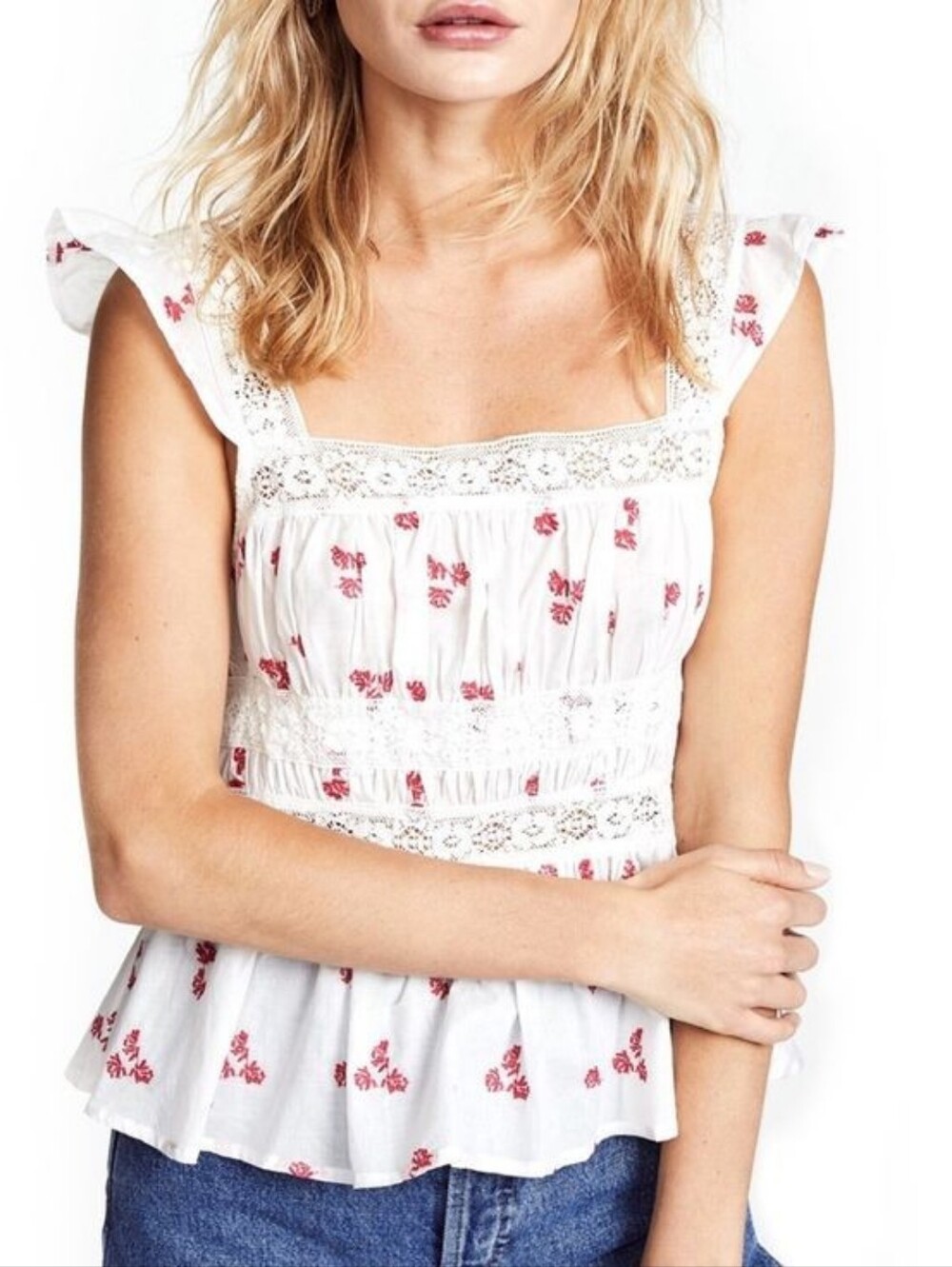 Free People Beautiful Fleurs Top